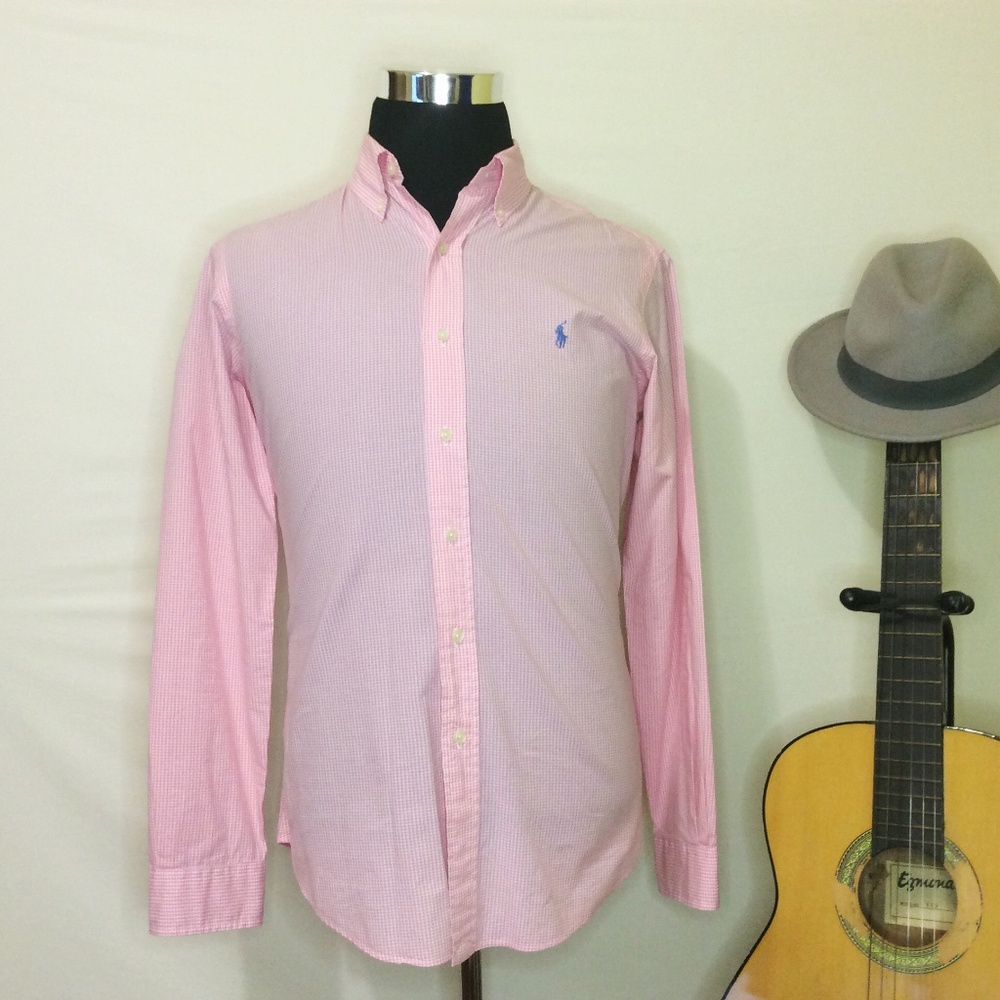Ralph Lauren Pink Custom Fit Shirt